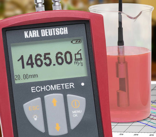 Densímetro de concentração - ECHOMETER 1076 K - KARL DEUTSCH - portátil
