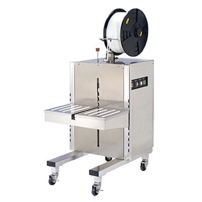 Máquina de arquear em aço inoxidável - TP-201YS - Transpak - semiautomática / para chapa / vertical