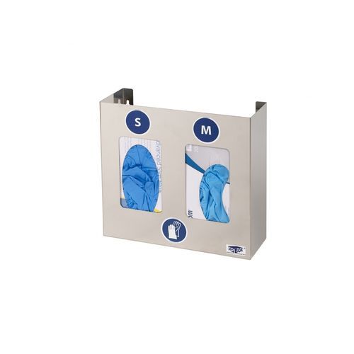 Dispensador de luvas - 957220 - EPIBOX - manual / em aço inoxidável / de parede