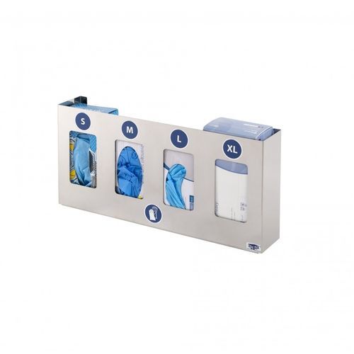 Dispensador de luvas - 957440 - EPIBOX - manual / em aço inoxidável / de parede