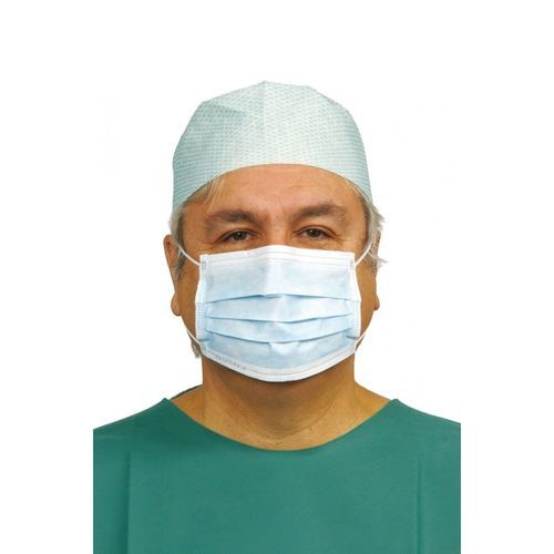 Máscara de proteção descartável - 957609 - EPIBOX - semifacial / cirúrgica / azul céu