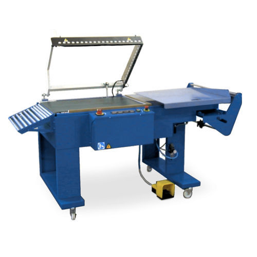 Máquina embaladora semiautomática - TURBOPACK 5040 – 7555 EV - ITALDIBIPACK - com túnel de retração / com filme termoencolhível / com barra de solda