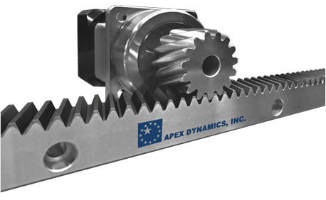 Cremalheira de dentes retos - Apex Dynamics