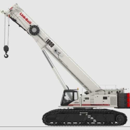Guindaste de esteiras - TCC-1800 - Link-Belt - com lança / para obras / de elevação