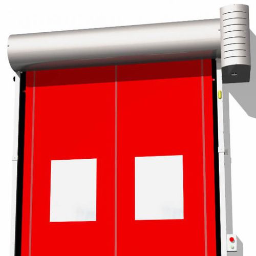 Porta de enrolar - Armo s.p.a. - de PVC / industrial / rápida