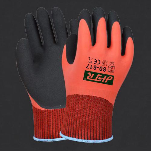 Luva antiderrapante - 80-617 - Shanghai Haitaier Protective Equipment Co., Ltd - de trabalho / para a indústria automotiva / para construção civil