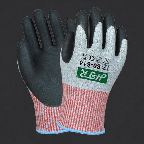 Luva de trabalho - 80-614 - Shanghai Haitaier Protective Equipment Co., Ltd - para construção civil / para a indústria do vidro / resistente a cortes