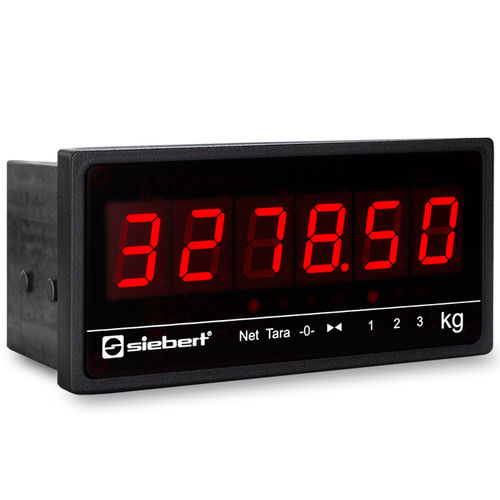 Display para instalações de pesagem - S102 - Siebert Industrieelektronik GmbH - de LED / numérico / em cores