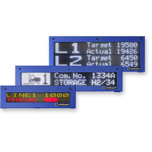 Display de LED - SX502 series - Siebert Industrieelektronik GmbH - alfanumérico / numérico / matriz de pontos