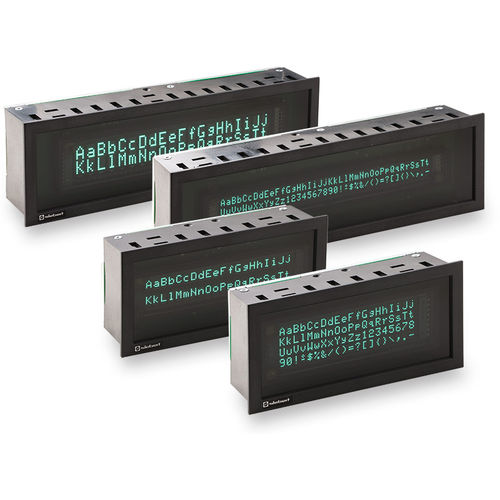 Display fluorescente - SX402 series - Siebert Industrieelektronik GmbH - alfanumérico / numérico / de 5 dígitos