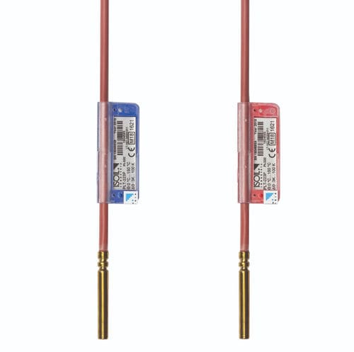 Sensor de temperatura de resistência de platina - DS - ISOIL Industria Spa - Pt500 / com rosca / média