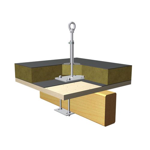 Ponto de ancoragem antiqueda para madeira - ASP EV 5 - ST QUADRAT Fall Protection SA
