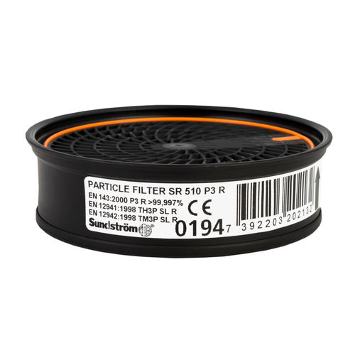 Filtro de partículas - SR 510 - Sundström Safety AB - para máscara respiratória / em polipropileno
