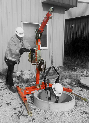 Talha de cabo de aço mecânica - Tuff Built Products Inc. - leve / ajustável