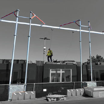 Ponto de ancoragem antiqueda em aço - PR0-10/200 - Tuff Built Products Inc. - para concreto / aéreo