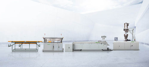 Linha de extrusão para tubulações - Zhangjiagang City Grace Machinery Co., Ltd - para termoplásticos / para PVC / para tubos de drenagem