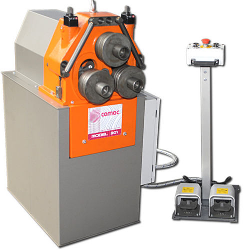 Curvadora manual - 301 - COMAC Srl - de perfis / com 3 rolos motorizados / horizontal