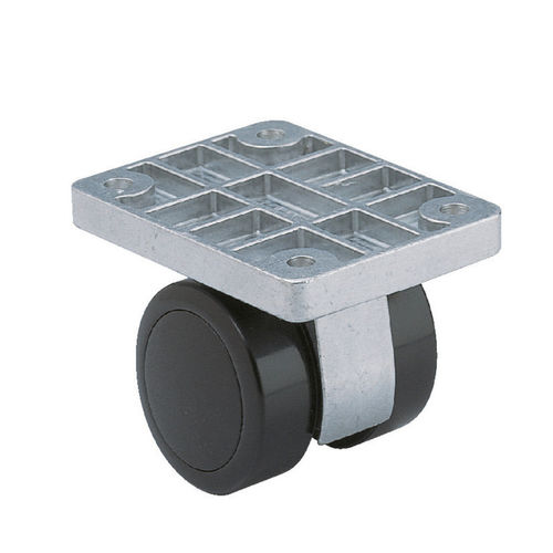 Rodízio giratório - GX-W50K - SUGATSUNE KOGYO CO., LTD. - com placa de fixação / para cargas pesadas / duplo