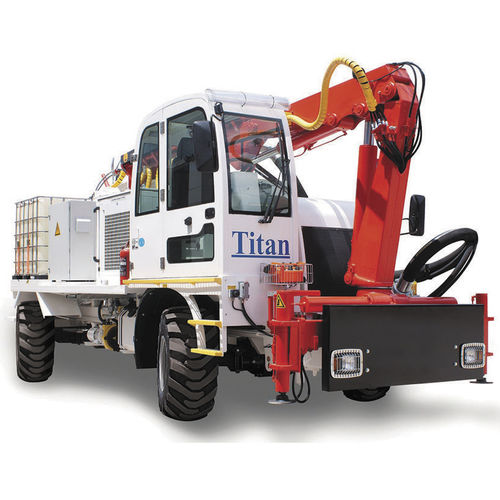 Máquina de projeção concreto - IS26 - Titan Makina Ltd. Sti. - de esteiras
