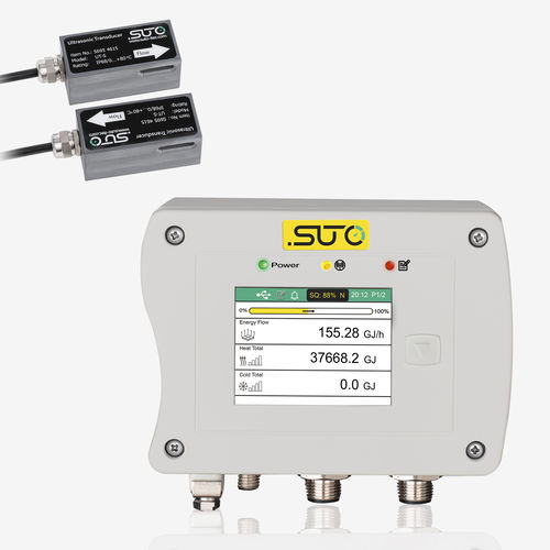 Medidor de vazão ultrassônico - S461 - SUTO iTEC GmbH - volumétrico / para água / para óleo