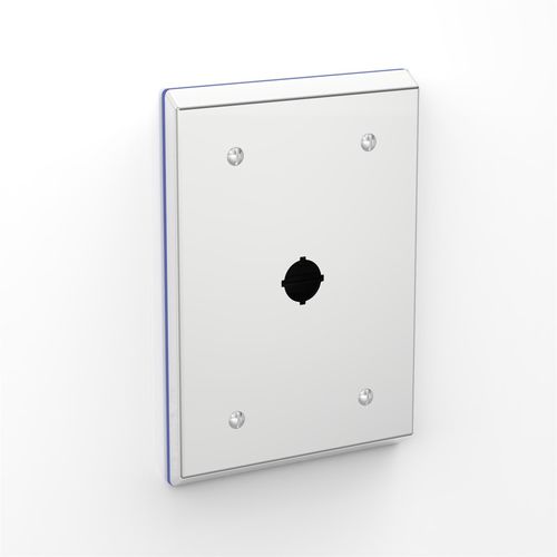Caixa de montagem para botão de comando - PH-PB1-50-P316-22.5 - Electrix International Ltd - para montagem nivelada com superfície / retangular / em aço inoxidável polido
