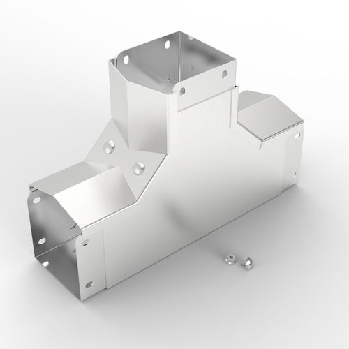 Canaleta para cabos - AL-S13 75-75 - Electrix International Ltd - em inox escovado / modular / rígida
