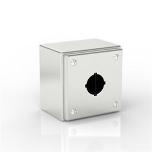 Caixa de montagem de parede - SL-XPB1-S316-30.5 - Electrix International Ltd - quadrada / em aço inoxidável / para botão de comando