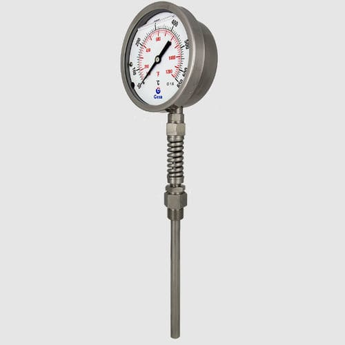 Termômetro com sensor - D22 series - GESA TERMOMETROS - com mostrador analógico / IP65 / para gases de escape