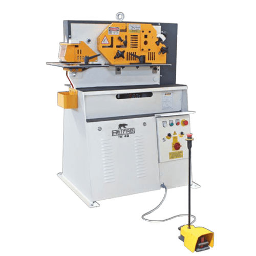 Tesoura puncionadeira semiautomática - IW 40 - Metfab - hidráulica / de perfis / de barras