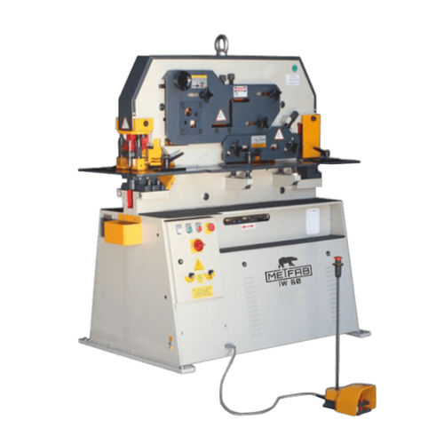 Tesoura puncionadeira semiautomática - IW 60 - Metfab - hidráulica / de perfis / de barras