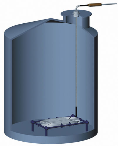 Aquecedor de imersão plano - Galvatherm® - hors gel - Galvatek
