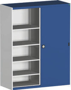 Armário de acondicionamento - 402 series - bott - de piso / com prateleiras / de portas de correr