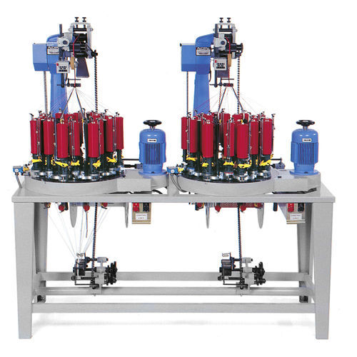 Máquina trançadeira de corda - 21/104 - TALLERES RATERA SA - vertical / entrançamento duplo / com trançado plano