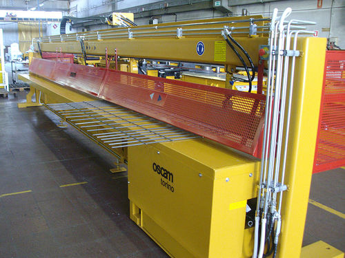 Tesoura para telas eletrossoldadas - TB - Oscam - guilhotina / de alta produtividade