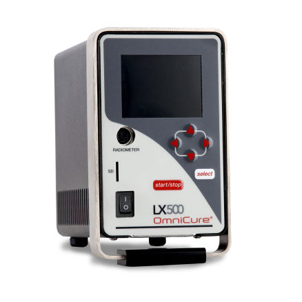 Controle para armário de secagem e maturação - OmniCure LX500 - Excelitas Technologies - Omnicure