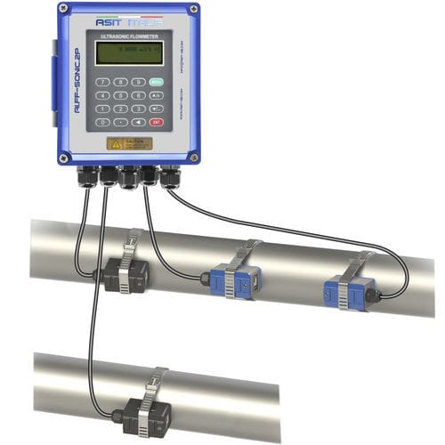 Medidor de vazão ultrassônico por tempo de trânsito - AI.FFSonic.2P - ASIT ITALIA - ultrassônico / para líquidos / DN 80 mm (3")