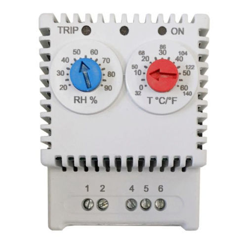 Termo-higrostato eletrônico - ETUH 22 - ELMEKO GmbH + Co. KG - para trilho DIN / com indicador LED