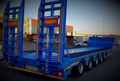 Semirreboque prancha - Gt Semi Trailers - ultrarrebaixado / com 5 eixos / de arrasto