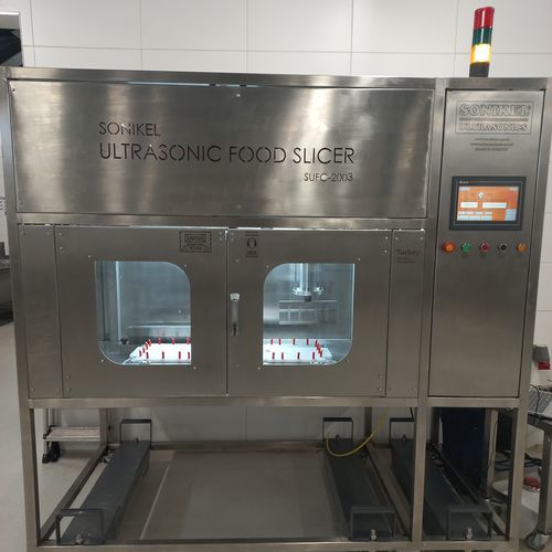 Fatiadora de bolos ultrassônica - Sonikel Ultrasonics - automática / para produtos ultracongelados