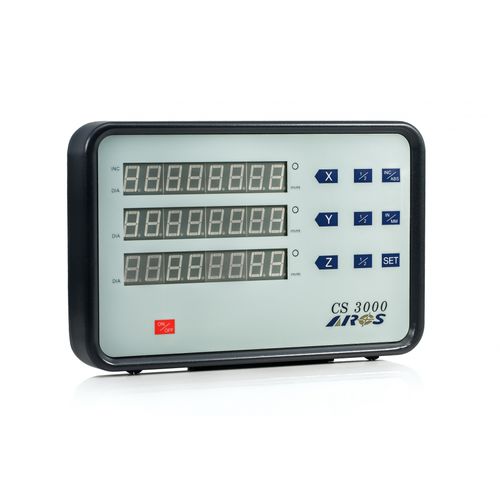 Indicador de posição - CS 3000 - Precizika Metrology - digital / para trilho DIN / RS-232