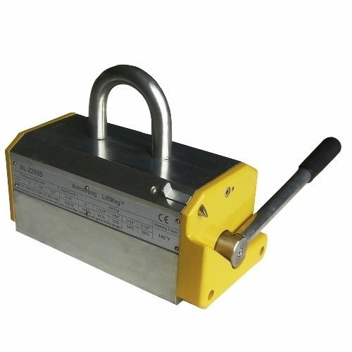 Ímã permanente de elevação com acionamento manual - NL-2200B - Armstrong Magnetics Inc. - para chapa / para movimentação / para cargas planas ou cilíndricas em ferro
