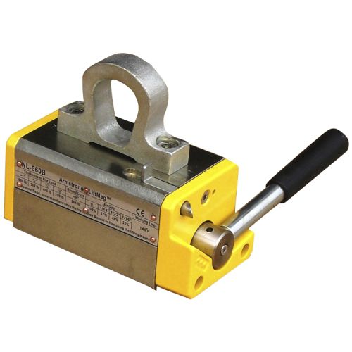 Ímã permanente de elevação com acionamento manual - NL-660B(2) - Armstrong Magnetics Inc. - para chapa / para movimentação / para cargas planas ou cilíndricas em ferro