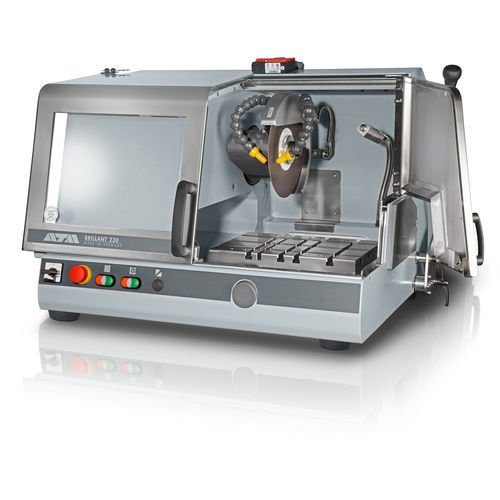 Máquina de corte por abrasão a úmido - BRILLANT 230 - QATM - com faca rotativa / para metalografia / trifásica