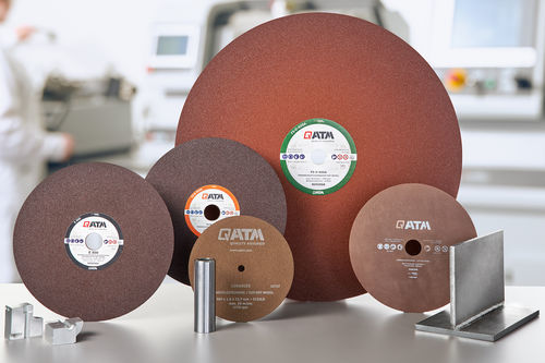 Disco de corte para pedra - QATM - para cerâmica / para aço inoxidável / de óxido de alumínio