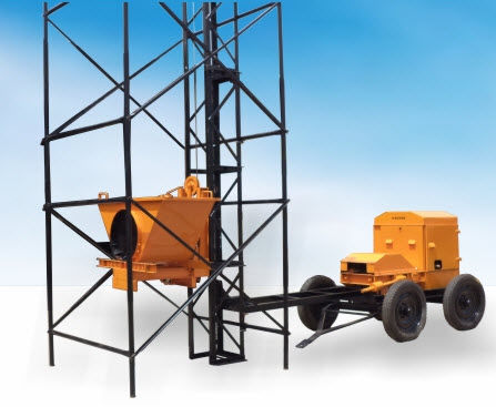Sistema de elevação elétrico - SAFARI series - Safari Construction Equipments Private Limited - a diesel / móvel / para construções