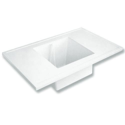 Bancada de laboratório com pia - TOP1275W654 series - PLASTIFER - pesagem