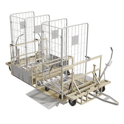 Carreta prancha - 123474 - EUROPE METAL FIL - para equipamento industrial / com 3 eixos