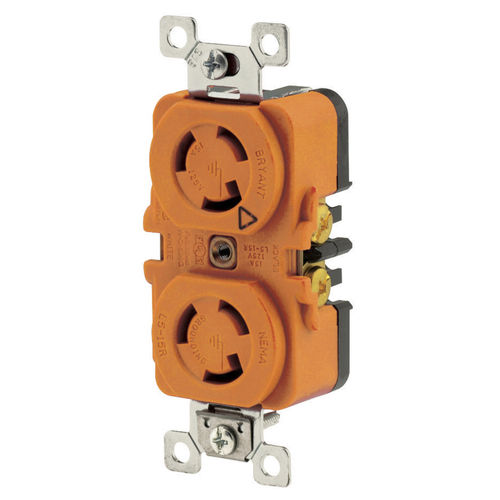 Tomada de embutir - 4700DRIG - Bryant - 2 polos / industrial