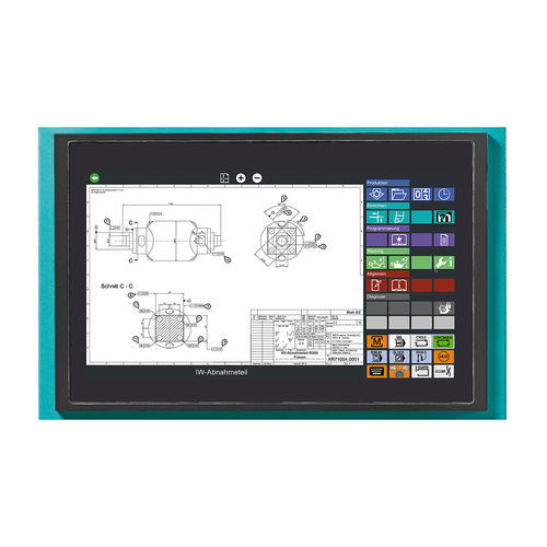 Controle CNC para torno - iXpanel - INDEX FRANCE - para fresadora / para centro de torneamento / com tela sensível ao toque