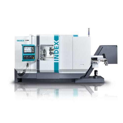 Torno CNC - C200 - INDEX FRANCE - de 2 eixos / de dois fusos / VDI 25